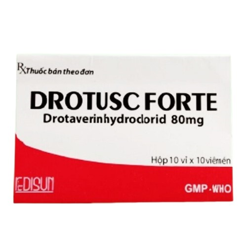 Thuốc Drotusc forte – Drotaverin – Công dụng, liều dùng, giá bán?