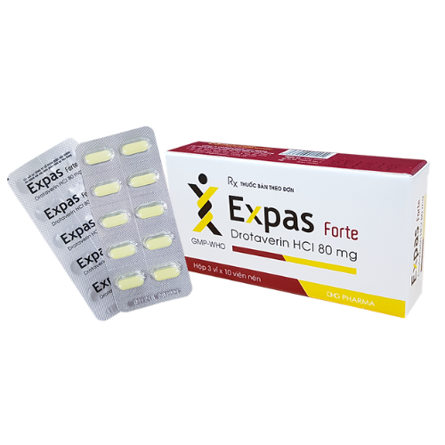 Thuốc Expas forte 80 mg là thuốc gì, giá bao nhiêu, mua ở đâu?