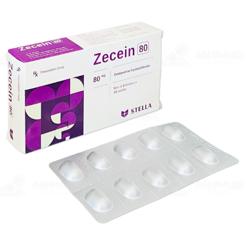 Thuốc Zecein 80 mg – Drotaverin – Công dụng, liều dùng, giá bán?