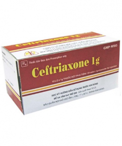 Thuốc Ceftriaxone 1 g giá bao nhiêu