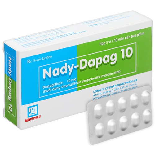 Thuốc Nady dapag 10 giá bao nhiêu