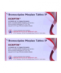 Thuốc Sicriptin 2.5 mg giá bao nhiêu