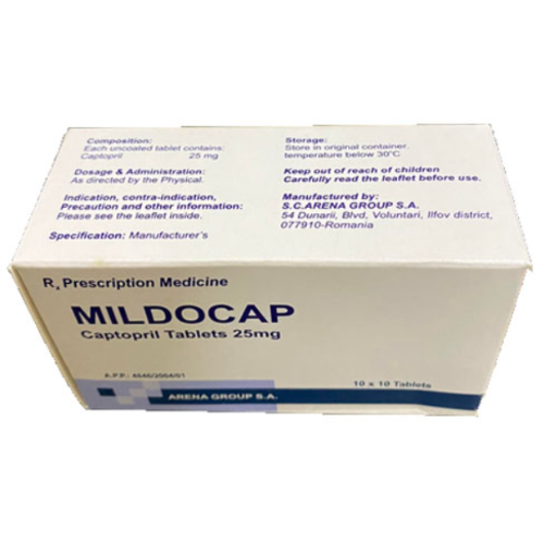 Thuốc Mildocap 25mg là thuốc gì