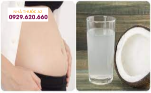 Uống nước dừa khi mang thai 3 tháng đầu