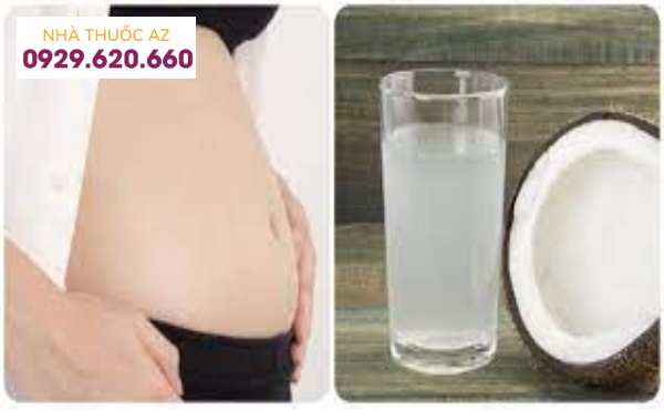 Uống nước dừa khi mang thai 3 tháng đầu