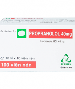 Thuốc Propranolol 40mg là thuốc gì