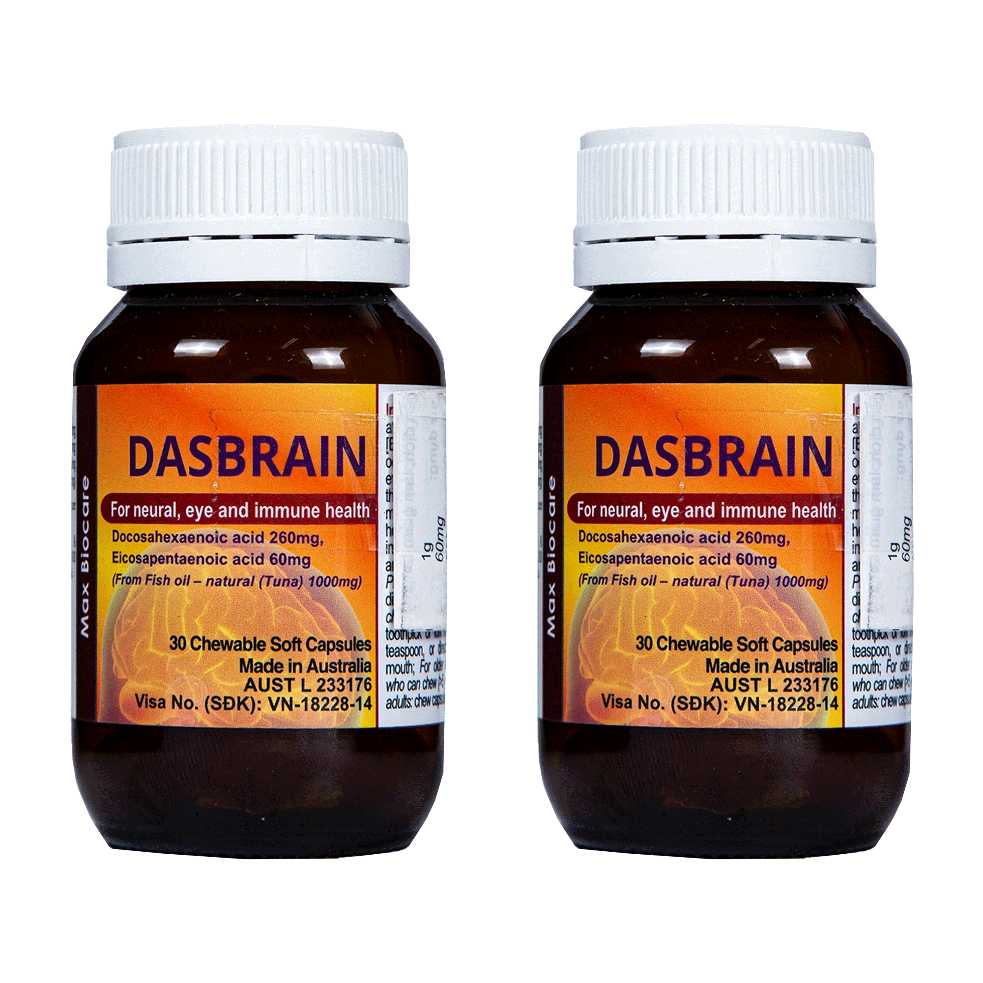 Thuốc Dasbrain bổ não, tăng cường miễn dịch lọ 30 viên