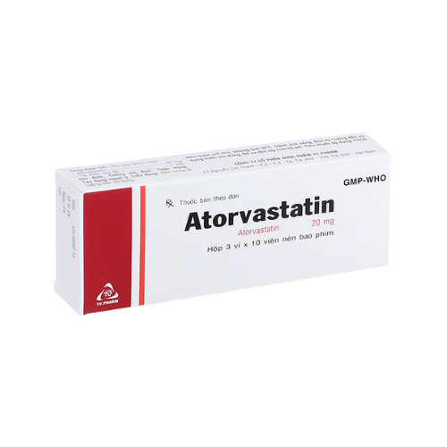 Thuốc Atorvastatin 20mg – Atorvastatin – Công dụng, giá bán?