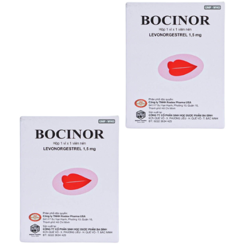 Thuốc Bocinor – Levonorgestrel – Công dụng, liều dùng, giá bán?