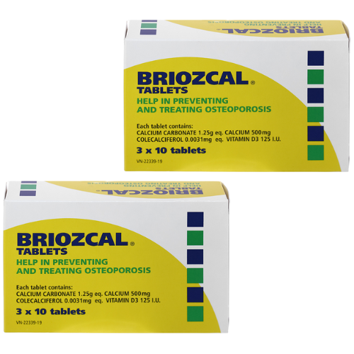 Thuốc Briozcal – Bổ sung canxi và vitamin D3 – Giá bao nhiêu?