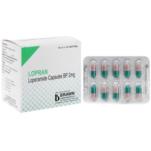 Thuốc Lopran – Loperamide 2mg – Công dụng, liều dùng, giá bán?