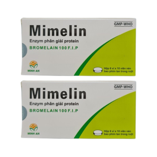 Thuốc Mimelin – Bromelain – Công dụng, liều dùng, giá bán?