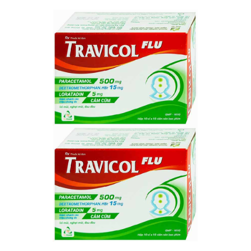 Thuốc Travicol Flu – Công dụng, liều dùng, giá bán, mua ở đâu?