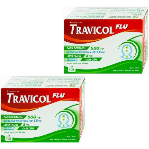 Thuốc Travicol Flu – Công dụng, liều dùng, giá bán, mua ở đâu?