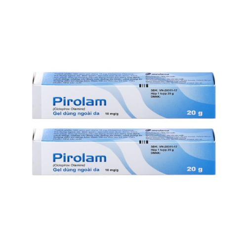 Gel Pirolam – Ciclopirox olamine – Công dụng, liều dùng, giá bán?