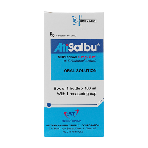 Thuốc Atisalbu – Salbutamol – Công dụng, liều dùng, giá bán?