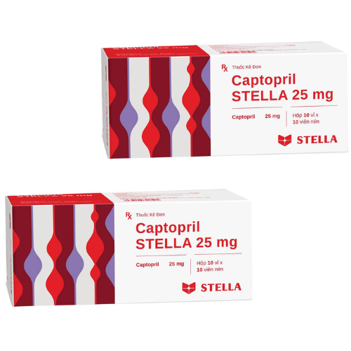 Thuốc Captopril 25 mg – Captopril – Công dụng, liều dùng, giá bán