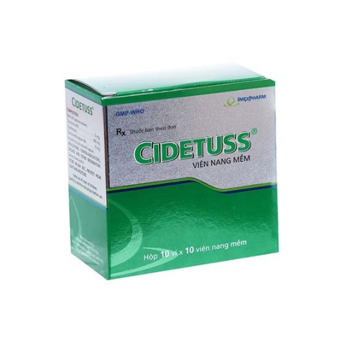 Thuốc Cidetuss – Guaifenesin – Công dụng, liều dùng, giá bán?