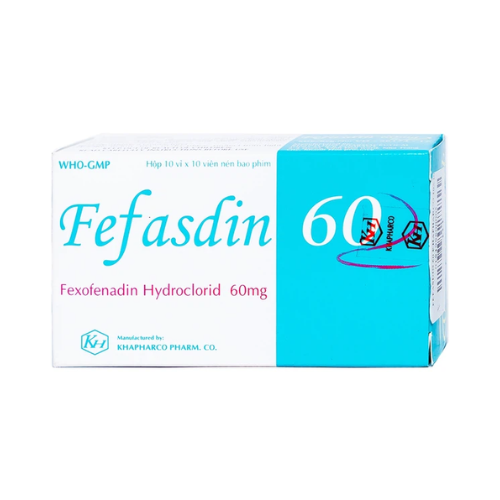 Thuốc Fefasdin 60 – Fexofenadine – Công dụng, liều dùng, giá bán - Nhà ...