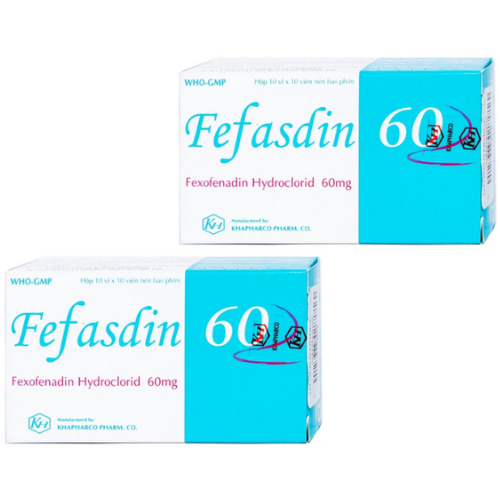 Thuốc Fefasdin 60 – Fexofenadine – Công dụng, liều dùng, giá bán - Nhà ...