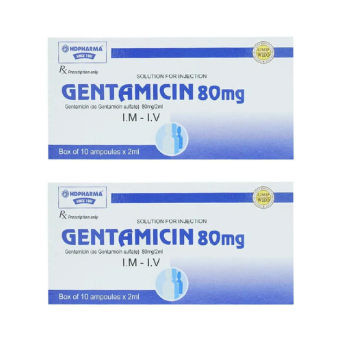 Thuốc Gentamicin 80mg – Gentamicin – Công dụng, giá bán?