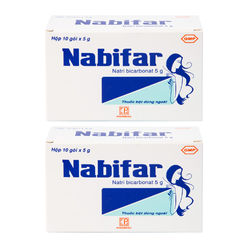 Thuốc Nabifar – Natri bicarbonat – Công dụng, liều dùng, giá bán?