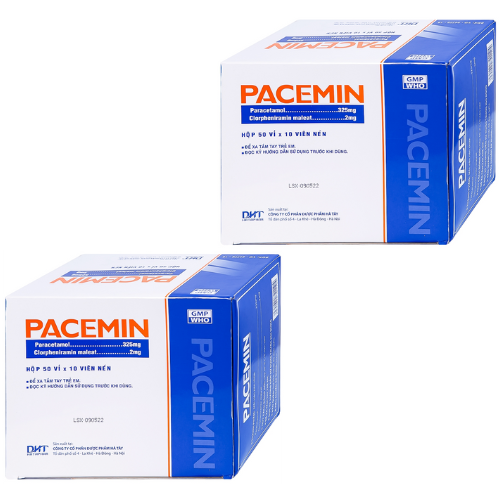 Thuốc Pacemin – Paracetamol – Công dụng, liều dùng, giá bán?