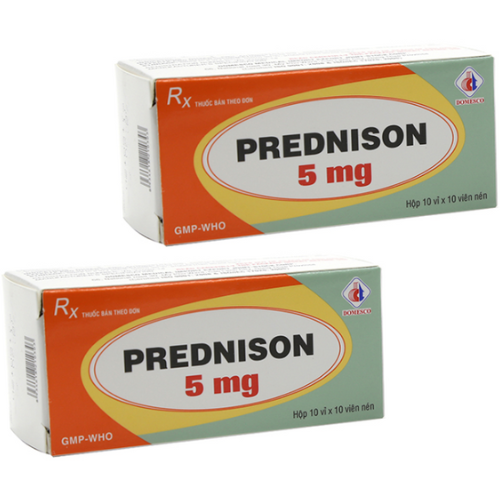 Thuốc Prednison 5mg – Prednison – Công dụng, liều dùng, giá bán