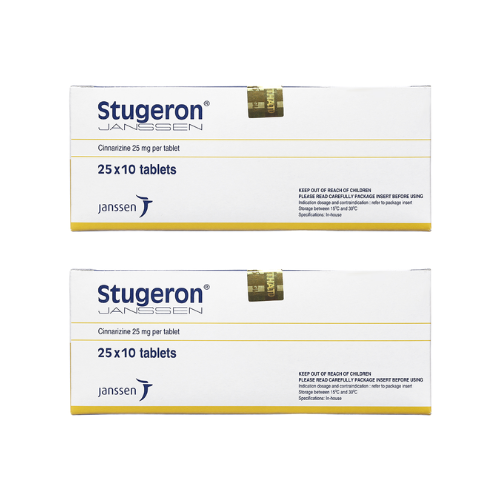 Thuốc Stugeron 25mg – Cinnarizine – Công dụng, giá bán?