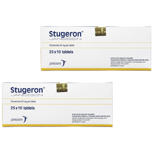 Thuốc Stugeron 25mg – Cinnarizine – Công dụng, giá bán?