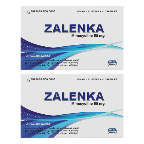 Thuốc Zalenka – Minocycline 50 mg – Công dụng, giá bán?