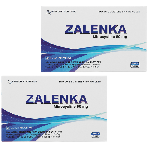 Thuốc Zalenka – Minocycline 50 mg – Công dụng, giá bán?