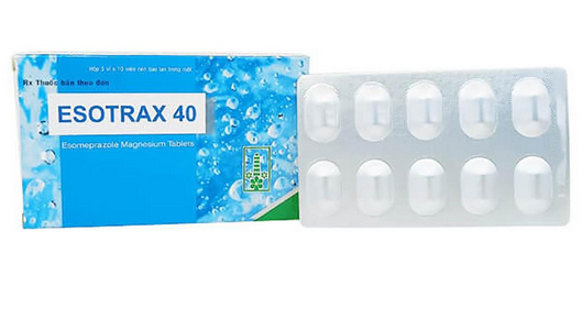 Esotrax 40 điều trị trào ngược dạ dày, thực quản,loét tá tràng