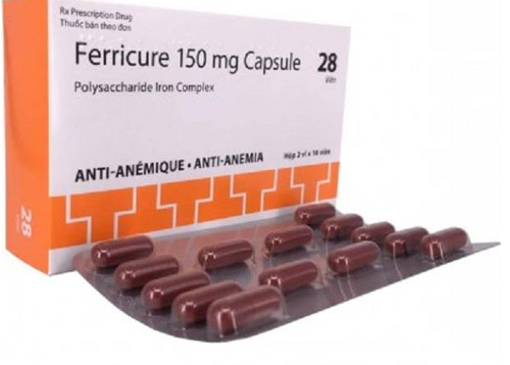 Ferricure 150mg –  Cách dùng, liều dùng, giá bán ?