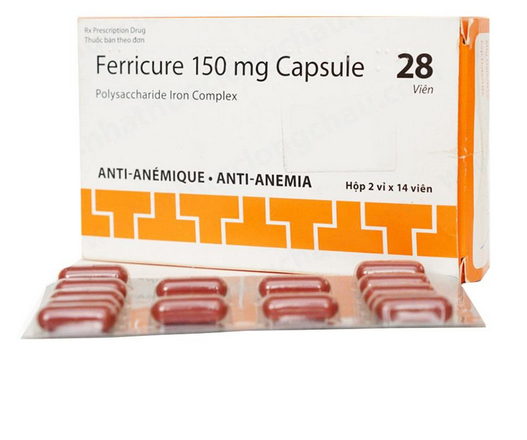 Ferricure 150mg –  Cách dùng, liều dùng, giá bán ?