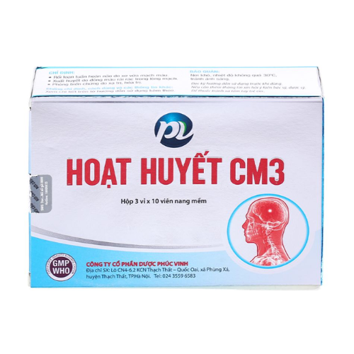 Hoạt huyết cm3 là thuốc gì