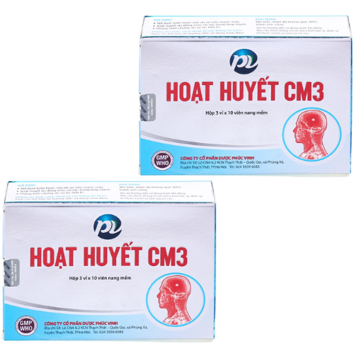 Hoạt Huyết cm3 – Công dụng, liều dùng, giá bán, mua ở đâu?