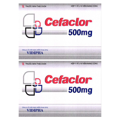 Thuốc Cefaclor 500 mg – Cefaclor – Công dụng, liều dùng, giá bán