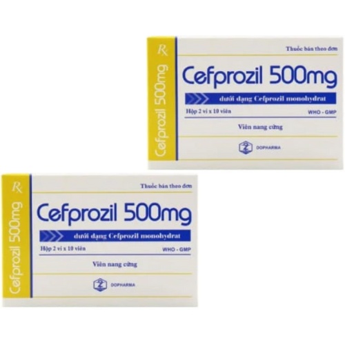 Thuốc Cefprozil 500mg – Cefprozil – Công dụng, liều dùng, giá bán