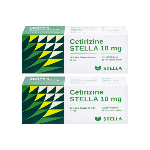 Thuốc Cetirizine STELLA 10mg – Công dụng, liều dùng, giá bán?