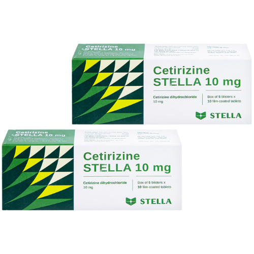 Thuốc Cetirizine STELLA 10mg – Công dụng, liều dùng, giá bán?