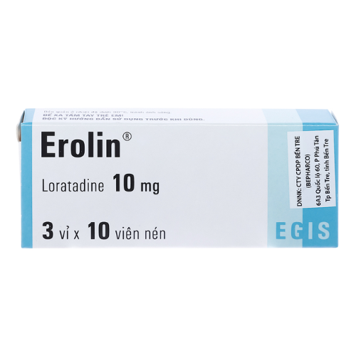 Thuốc Erolin 10mg là thuốc gì