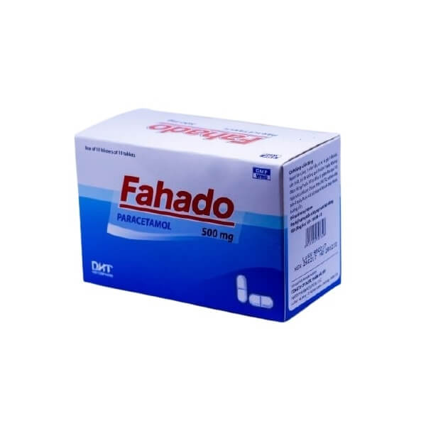 Thuốc Fahado – paracetamol 500 mg –  Cách dùng, liều dùng ?