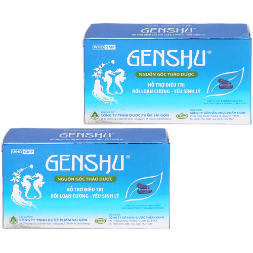 Thuốc Genshu – Hỗ trợ trị rối loạn cương dương – Giá bao nhiêu?