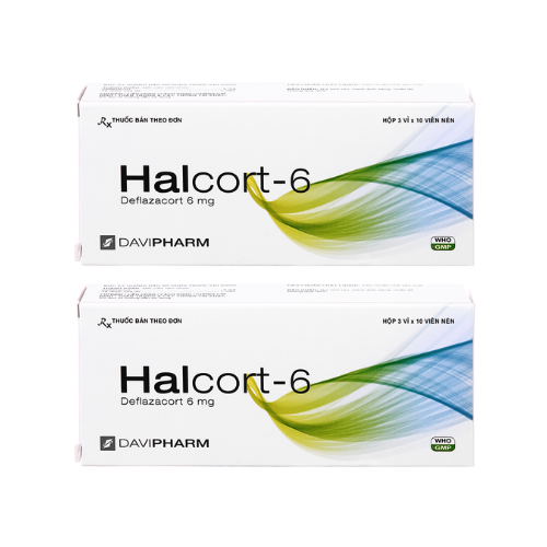 Thuốc Halcort-6 – Deflazacort 6mg – Công dụng, liều dùng, giá bán