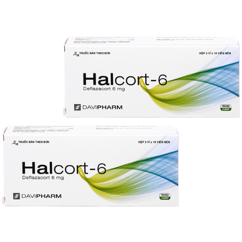 Thuốc Halcort-6 – Deflazacort 6mg – Công dụng, liều dùng, giá bán