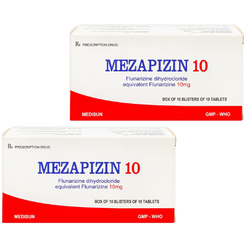 Thuốc Mezapizin 10mg – Flunarizine – Công dụng, giá bán?