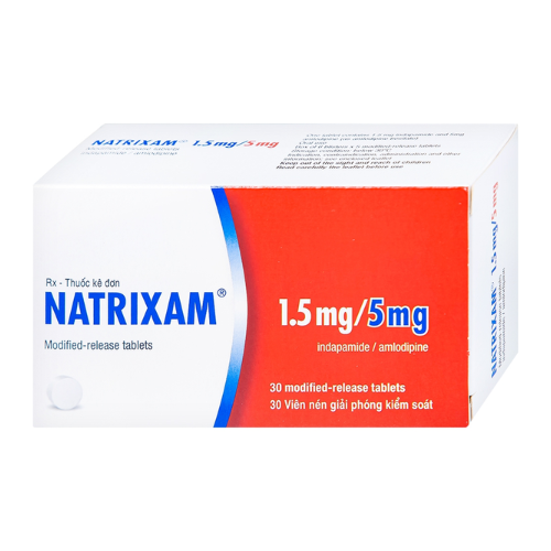 Thuốc Natrixam 1.5mg/5mg là thuốc gì