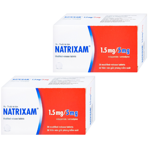 Thuốc Natrixam 1.5mg/5mg – Công dụng, liều dùng, giá bán?