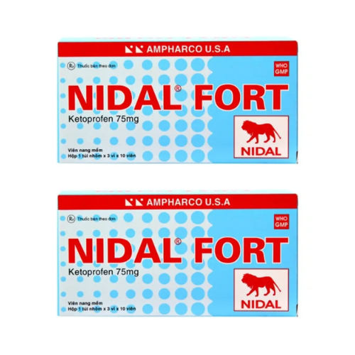 Thuốc Nidal Fort – Ketoprofen – Công dụng, liều dùng, giá bán?